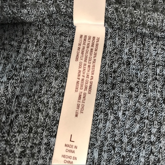 Gillian &O’Malley Dusty Blue sweater size Lg - Picture 6 of 7